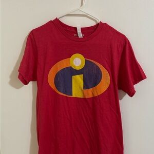“The Incredibles” Red Graphic Tee with Bold Design